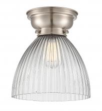 Innovations Lighting 623-1F-SN-G222 - Seneca Falls - 1 Light - 10 inch - Brushed Satin Nickel - Flush Mount