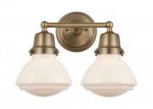 Innovations Lighting 623-2W-BB-G321 - Olean - 2 Light - 15 inch - Brushed Brass - Bath Vanity Light