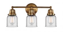 Innovations Lighting 623-3W-BB-G52 - Bell - 3 Light - 21 inch - Brushed Brass - Bath Vanity Light