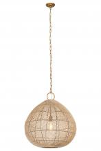 Innovations Lighting 672-1P-GD-24NT - Vine - 1 Light - 24 inch - Gold - Pendant