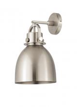 Innovations Lighting 712-1W-SN-M712-8SN - Newton Bell Sconce