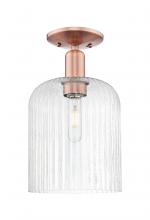 Innovations Lighting 716-1C-AC-G559-8SDY - Bridal Veil - 1 Light - 8 inch - Antique Copper - Semi-Flush Mount