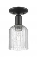 Innovations Lighting 716-1C-BK-G559-5SDY - Bridal Veil - 1 Light - 6 inch - Matte Black - Semi-Flush Mount