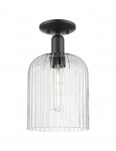Innovations Lighting 716-1C-BK-G559-8SDY - Bridal Veil - 1 Light - 8 inch - Matte Black - Semi-Flush Mount