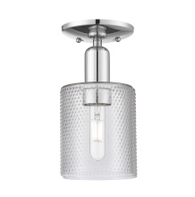 Innovations Lighting 716-1C-PC-G112 - Cobbleskill - 1 Light - 5 inch - Polished Chrome - Semi-Flush Mount