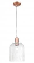 Innovations Lighting 716-1P-AC-G559-8SDY - Bridal Veil - 1 Light - 8 inch - Antique Copper - Cord hung - Mini Pendant
