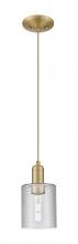 Innovations Lighting 716-1P-BB-G112 - Cobbleskill - 1 Light - 5 inch - Brushed Brass - Cord hung - Mini Pendant