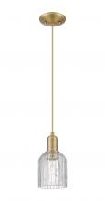 Innovations Lighting 716-1P-BB-G559-5CL - Bridal Veil - 1 Light - 6 inch - Brushed Brass - Cord hung - Mini Pendant