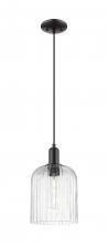 Innovations Lighting 716-1P-BK-G559-8SDY - Bridal Veil - 1 Light - 8 inch - Matte Black - Cord hung - Mini Pendant