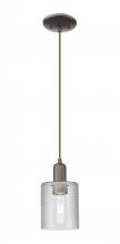 Innovations Lighting 716-1P-OB-G112 - Cobbleskill - 1 Light - 5 inch - Oil Rubbed Bronze - Cord hung - Mini Pendant