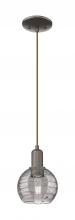 Innovations Lighting 716-1P-OB-G1213-6SM - Athens Deco Swirl - 1 Light - 6 inch - Oil Rubbed Bronze - Cord hung - Mini Pendant