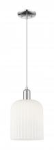 Innovations Lighting 716-1P-PC-G559-8GWH - Bridal Veil - 1 Light - 8 inch - Polished Chrome - Cord hung - Mini Pendant