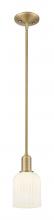 Innovations Lighting 716-1S-BB-G559-5GWH - Bridal Veil - 1 Light - 6 inch - Brushed Brass - Mini Pendant