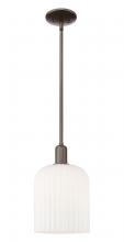 Innovations Lighting 716-1S-OB-G559-8GWH - Bridal Veil - 1 Light - 8 inch - Oil Rubbed Bronze - Mini Pendant