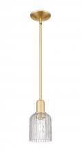 Innovations Lighting 716-1S-SG-G559-5CL - Bridal Veil - 1 Light - 6 inch - Satin Gold - Mini Pendant