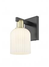 Innovations Lighting 716-1W-BAB-G559-5GWH - Bridal Veil - 1 Light - 6 inch - Black Antique Brass - Sconce