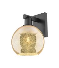 Innovations Lighting 716-1W-BK-G128-8 - Athens - 1 Light - 8 inch - Matte Black - Sconce