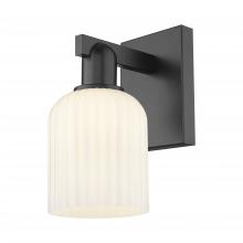 Innovations Lighting 716-1W-BK-G559-5GWH - Bridal Veil - 1 Light - 6 inch - Matte Black - Sconce