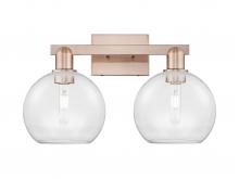 Innovations Lighting 716-2W-AC-G122-8 - Athens - 2 Light - 19 inch - Antique Copper - Bath Vanity Light