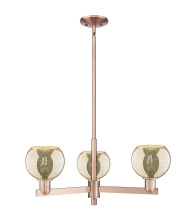 Innovations Lighting 716-3CR-AC-G128-6 - Athens - 3 Light - 28 inch - Antique Copper - Stem hung - Pendant
