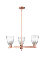 Innovations Lighting 716-3CR-AC-G442 - Brookfield - 3 Light - 28 inch - Antique Copper - Stem hung - Pendant