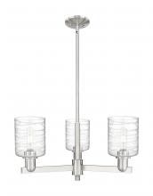 Innovations Lighting 716-3CR-SN-G1113 - Cobbleskill - 3 Light - 27 inch - Satin Nickel - Stem hung - Pendant