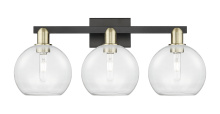 Innovations Lighting 716-3W-BAB-G122-8 - Athens - 3 Light - 27 inch - Black Antique Brass - Bath Vanity Light