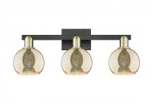 Innovations Lighting 716-3W-BAB-G128-6 - Athens - 3 Light - 24 inch - Black Antique Brass - Bath Vanity Light