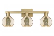 Innovations Lighting 716-3W-BB-G128-6 - Athens - 3 Light - 24 inch - Brushed Brass - Bath Vanity Light