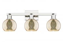 Innovations Lighting 716-3W-PN-G128-6 - Athens - 3 Light - 24 inch - Polished Nickel - Bath Vanity Light