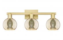 Innovations Lighting 716-3W-SG-G128-6 - Athens - 3 Light - 24 inch - Satin Gold - Bath Vanity Light
