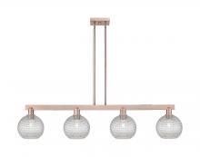 Innovations Lighting 716-4I-AC-G122C-8CL - Athens - 4 Light - 51 inch - Antique Copper - Stem hung - Island Light
