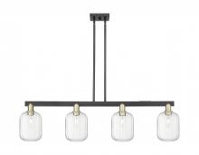 Innovations Lighting 716-4I-BAB-G460-7CL - Preston - 4 Light - 48 inch - Black Antique Brass - Cord hung - Island Light