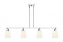 Innovations Lighting 716-4I-PN-G559-5GWH - Bridal Veil - 4 Light - 48 inch - Polished Nickel - Cord hung - Island Light