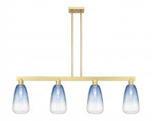 Innovations Lighting 716-4I-SG-G480-6SB - Brookhaven Almond - 4 Light - 48 inch - Satin Gold - Cord hung - Island Light