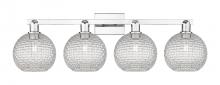 Innovations Lighting 716-4W-PC-G122C-8CL - Athens - 4 Light - 35 inch - Polished Chrome - Bath Vanity Light