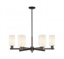 Innovations Lighting 716-6CR-OB-G801 - Clymer - 6 Light - 34 inch - Oil Rubbed Bronze - Stem hung - Chandelier