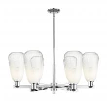 Innovations Lighting 716-6CR-PC-G480-6OP - Brookhaven Almond - 6 Light - 24 inch - Polished Chrome - Chandelier