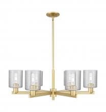 Innovations Lighting 716-6CR-SG-G112 - Cobbleskill - 6 Light - 35 inch - Satin Gold - Stem hung - Chandelier