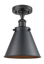 Innovations Lighting 916-1C-BK-M13-LED - Appalachian - 1 Light - 7 inch - Matte Black - Semi-Flush Mount