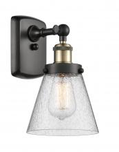 Innovations Lighting 916-1W-BAB-G64 - Cone - 1 Light - 6 inch - Black Antique Brass - Sconce