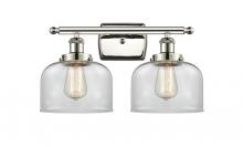 Innovations Lighting 916-2W-PN-G72 - Bell - 2 Light - 18 inch - Polished Nickel - Bath Vanity Light