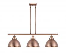 Innovations Lighting 916-3I-AC-MFD-10-AC - Derby - 3 Light - 36 inch - Antique Copper - Stem Hung - Island Light