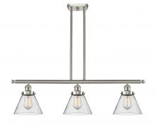 Innovations Lighting 916-3I-SN-G44 - Cone - 3 Light - 36 inch - Brushed Satin Nickel - Stem Hung - Island Light