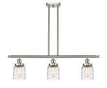 Innovations Lighting 916-3I-SN-G513 - Bell - 3 Light - 36 inch - Brushed Satin Nickel - Stem Hung - Island Light
