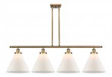 Innovations Lighting 916-4I-BB-G41-L-LED - Cone - 4 Light - 48 inch - Brushed Brass - Stem Hung - Island Light