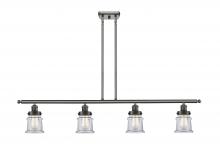 Innovations Lighting 916-4I-OB-G182S - Canton - 4 Light - 48 inch - Oil Rubbed Bronze - Stem Hung - Island Light