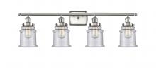 Innovations Lighting 916-4W-SN-G184 - Canton - 4 Light - 36 inch - Brushed Satin Nickel - Bath Vanity Light