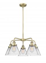 Innovations Lighting 916-5CR-AB-G42 - Cone - 5 Light - 26 inch - Antique Brass - Chandelier