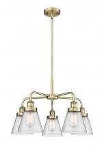 Innovations Lighting 916-5CR-AB-G64 - Cone - 5 Light - 25 inch - Antique Brass - Chandelier